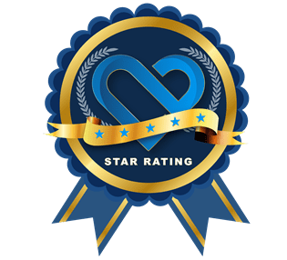 Emblema de 5 estrellas | TuSeguroMédicocom EEmblema utilizado en nuestro sitio web para identificar los centros médicos recomendados