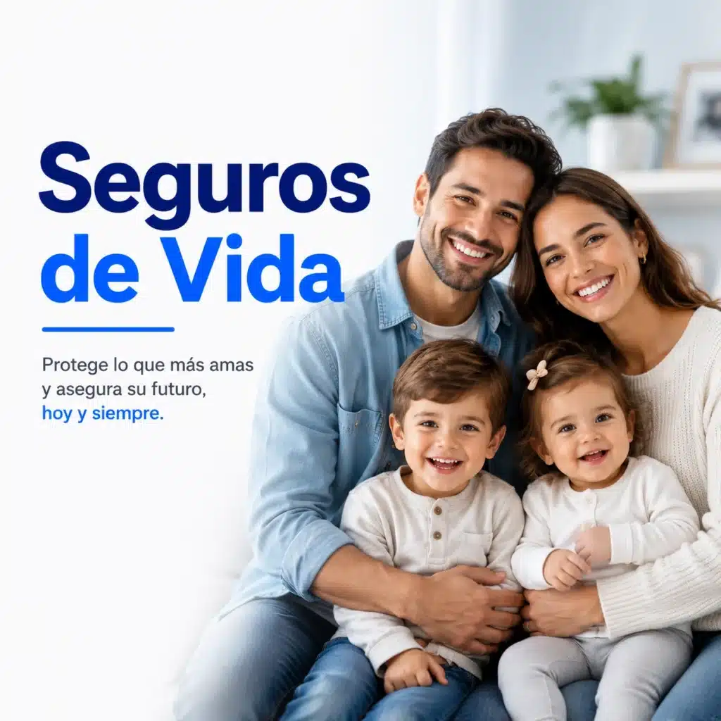 Familia asegurada por un seguro de vida