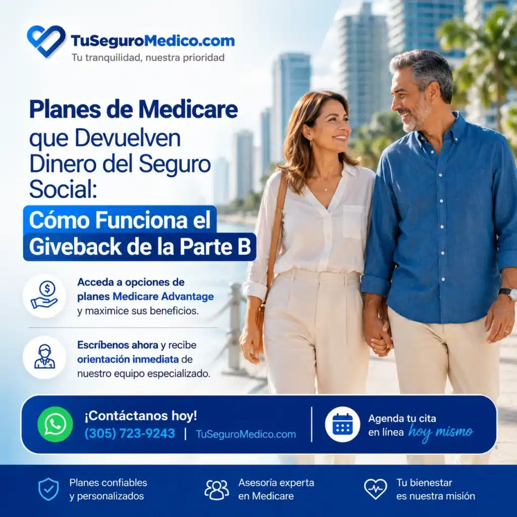 Planes de Medicare Advantage que devuelven dinero al seguro social