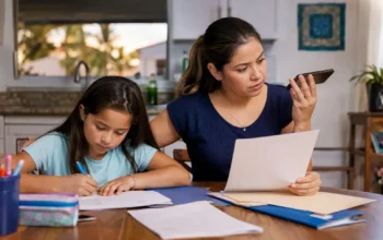 Familia revisando cambios de carga pública y beneficios de salud en 2026